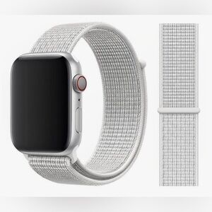 NWT Genuine Apple OEM Summit White Nike Sport Loop Watch Band 44MM